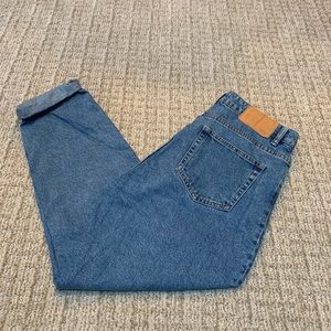 Zara mom fit jeans, size 8, blue